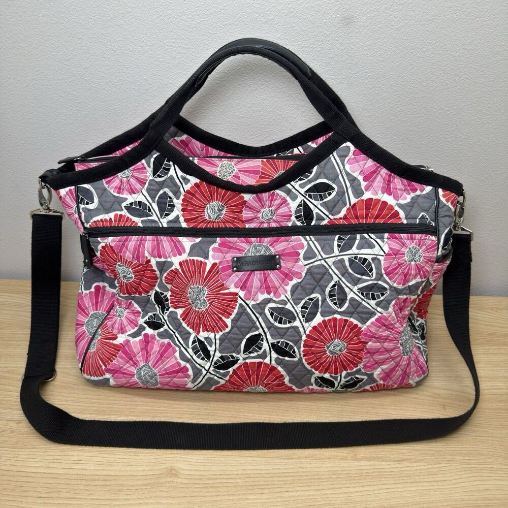 Vera Bradley Weekender Grand Traveler Luggage CHERRY BLOSSOM Duffle Diaper Bag